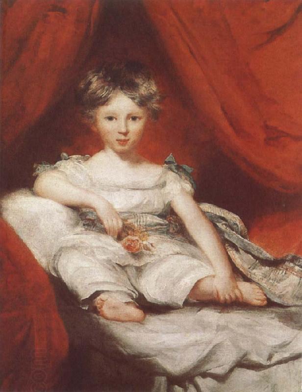 Sir Thomas Lawrence Portrait of Master Ainslie oil painting picture